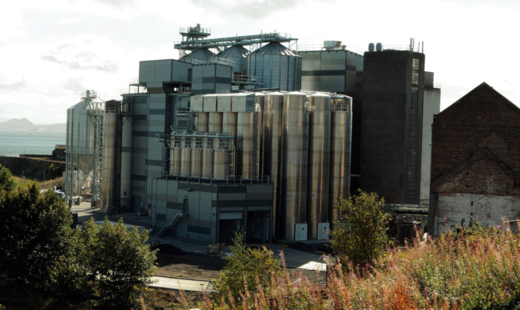 The Carr's flour mill in Kirkcaldy.