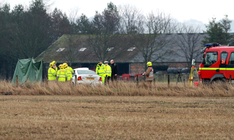 Two men were killed in the collision on the A92 near Freuchie.