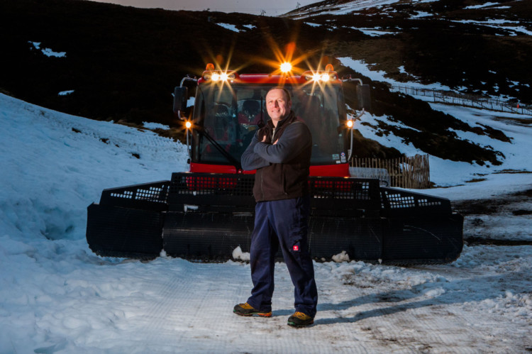 The Courier got its thermals on to meet the characters who make sure everything runs smoothly at Glenshee, the UKs biggest ski centre.  Stewart Fraser is shown alongside the Pisten Bully 600 piste machine. To read Jack McKeowns in-depth feature, see the Weekend magazine in Saturdays Courier.