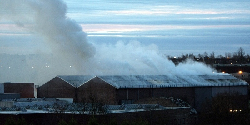 Gordon Robbie Evening Telegraph Fire at Tullis Russell Glenrothes