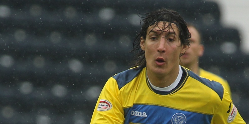 Football, Kilmarnock v St Johnstone -  Saints Francisco Sandaza and Killies Manuel Pascali