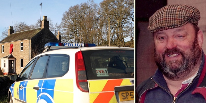 Steve MacDougall, Courier, Millhaugh Farm, near Glenalmond. A fatal fire at the farm house last night. Pictured, the house with the Police at the scene.