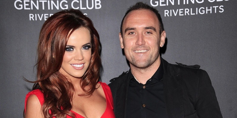 Maria Fowler and boyfriend Derby County footballer Lee Croft, as they attend the official opening of The Genting Club Riverlights in Derby city centre.