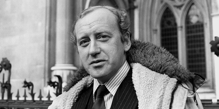 Actor Nicol Williamson, 42, outside the High Court in London where he was ordered by the Judge to pay his former wife, 33 year old actress Jill Townsend £24,000 - a sum agreed after their divorce last year - within six months.