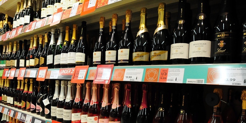 A general view of alcohol on the shelf at a supermarket in Burton-on-Trent, as it was reported that Prime Minister David Cameron will overrule Cabinet colleagues to push through plans setting a minimum price for alcohol.