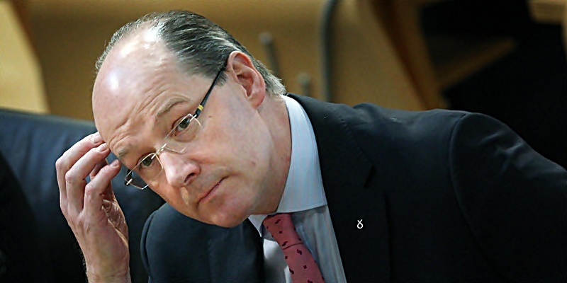 Scottish Finance Secretary John Swinney during First Minister's Questions at the Scottish Parliament, Edinburgh.