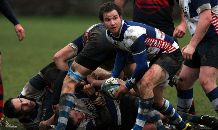 Scrum-half Stewart Lathangie will have a crucial role to play for Howe of Fife.