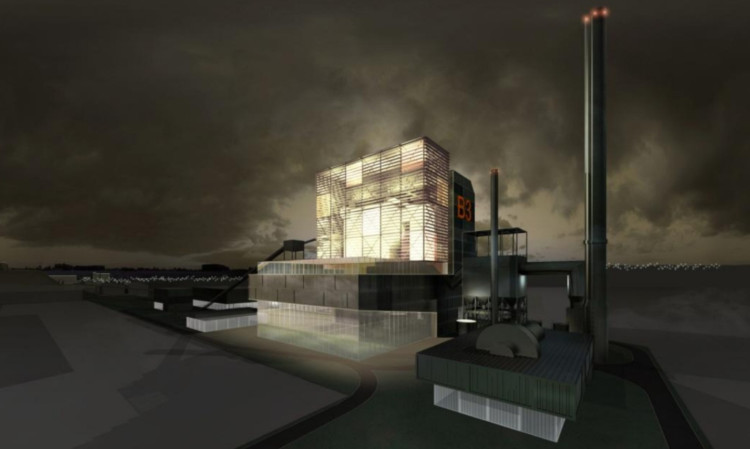 A concept drawing of the new Rosyth plant.