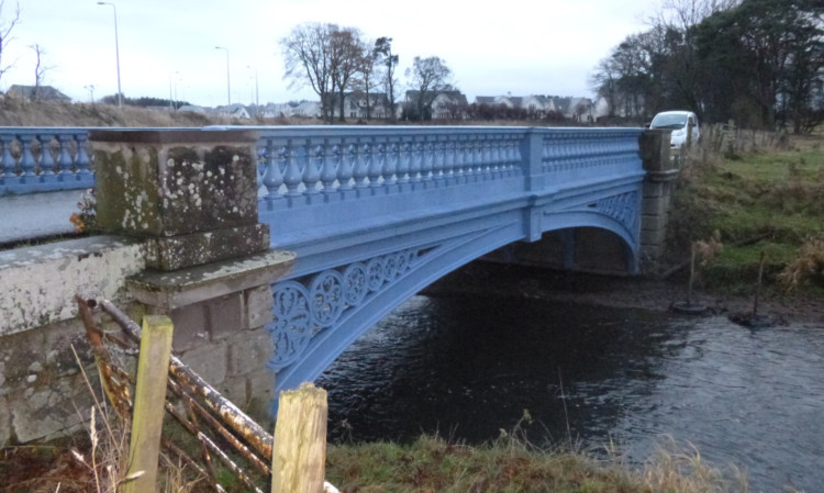 The restored bridge.
