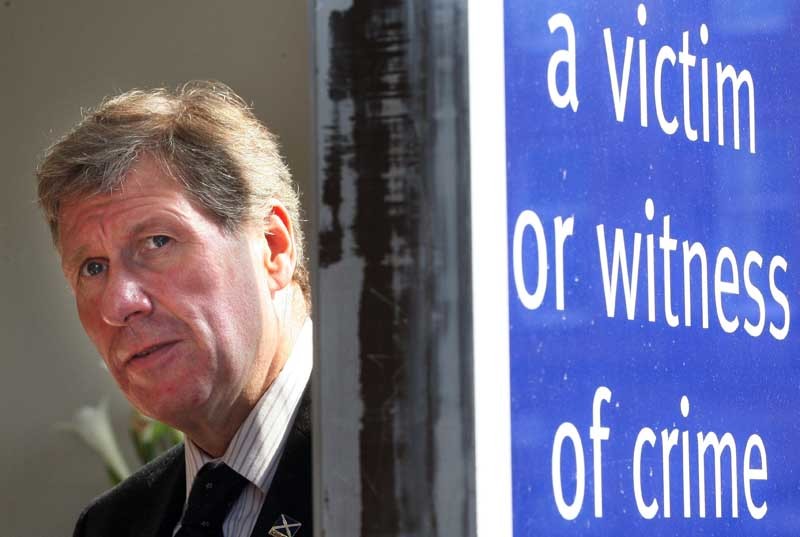 Scottish Justice Secretary Kenny MacAskill at a victim support centre in Edinburgh as he launches a victims legislation consultation.