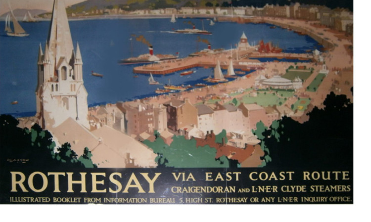 Vintage railway posters are much sought after by collectors.