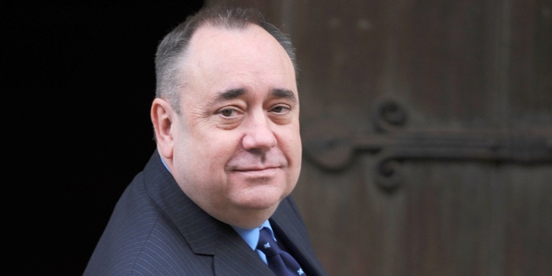 Scottish First Minister Alex Salmond arrives at the High Court in central London to give evidence to the Leveson Inquiry into press standards.