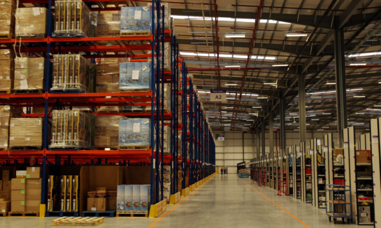 The Amazon Fulfilment Centre in Dunfermline, where 180 seasonal workers have been given permanent contracts. Picture: John Stevenson.