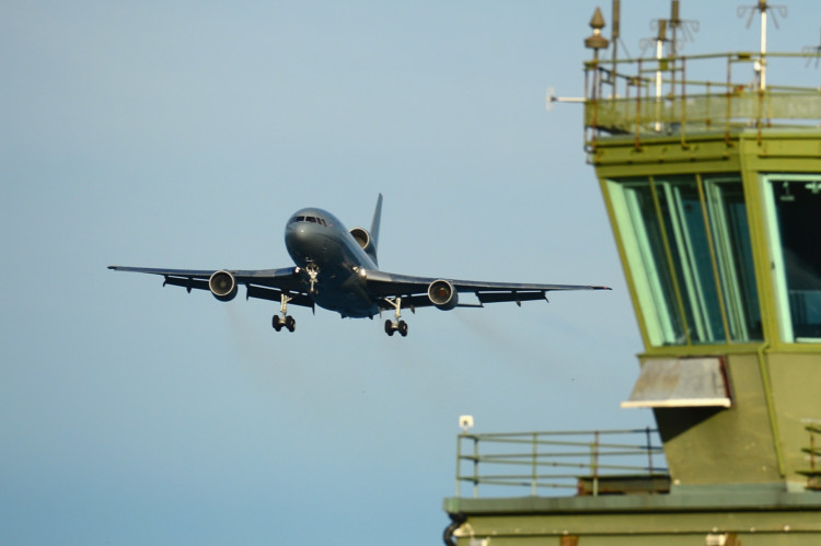 The Dambusters squadron has returned to RAF Lossiemouth after completing its final mission as a Tornado unit.