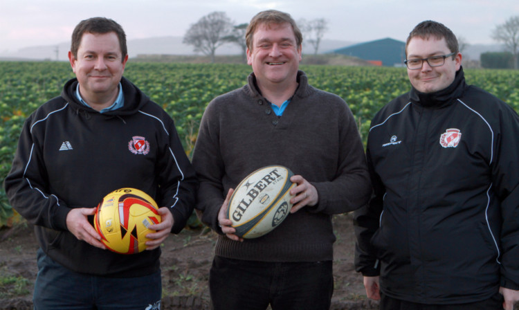 Phil Hope, Councillor Bill Bowles and Andy Finlay.