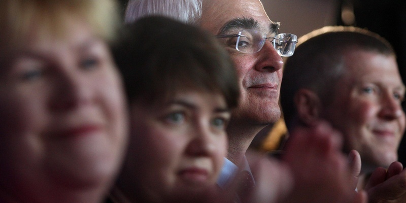 Former chancellor Alistair Darling (second right) during the launch of the formal campaign to keep Scotland in the UK, at Edinburgh's Napier University.