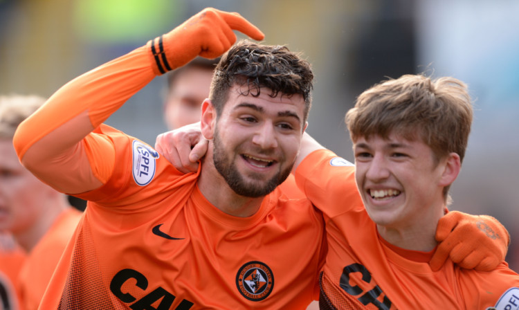 It's his  Nadir Ciftci makes sure Ryan Gauld gets the crediit for opening the scoring at Tannadice.