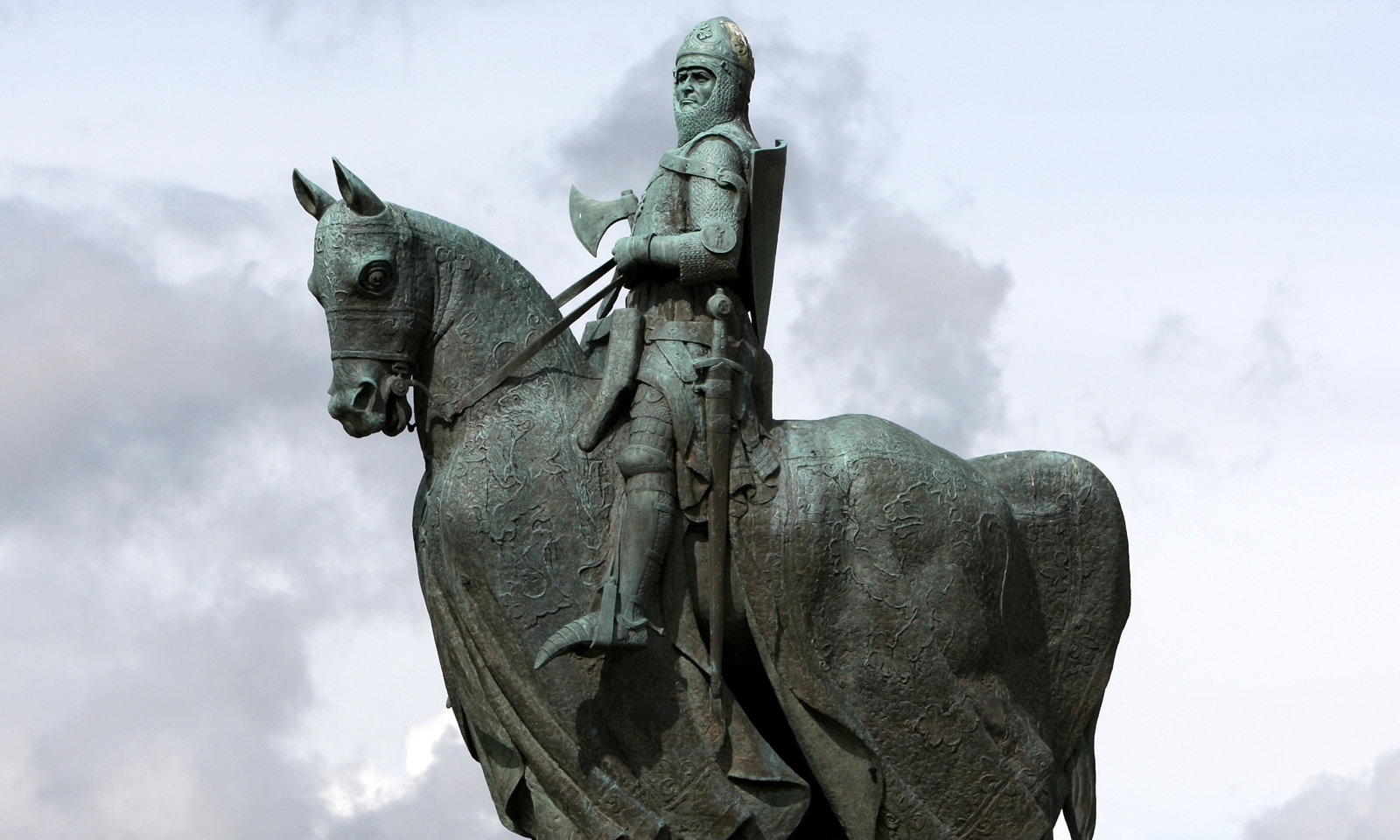 Robert the Bruce Statue at the Battle of Bannockburn site