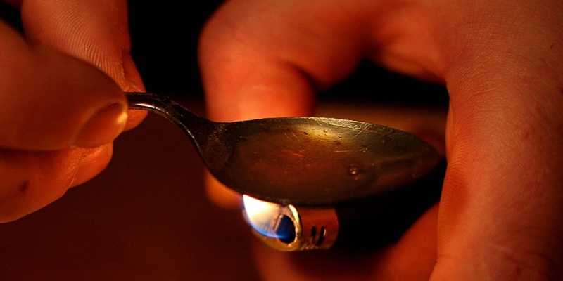 Paul prepares to inject heroin in the town of Portlaoise, Co Laois, where outreach workers believe up to 600 users could be taking heroin behind closed doors.