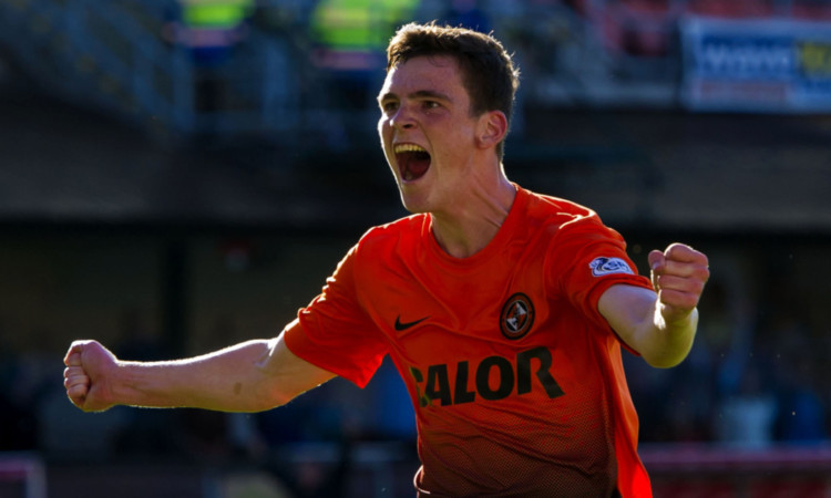 Andrew Robertson has been an ever-present in his first season at Tannadice.