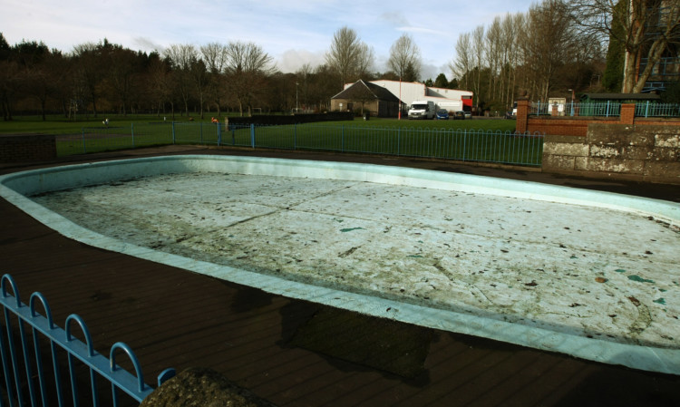 The paddling pool at Brechin is one victim of the budget plans.