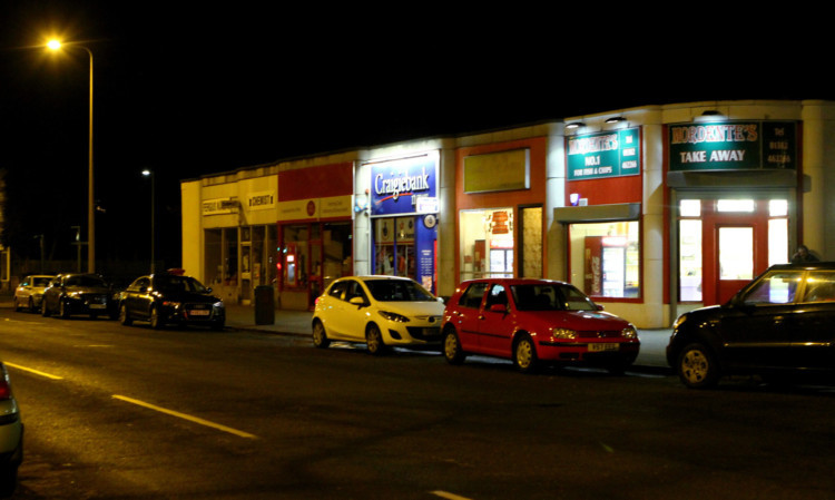 The area of Arbroath Road where the passenger was picked up, before he luanched his attack at Craigie Drive.