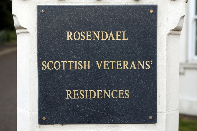 Kris Miller, Courier, 04/09/12. Picture today shows sign for Rosendael Veterans housing for Alan Wilson story.