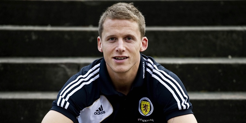 08/10/12
MAR HALL - GLASGOW
Scotland's Christophe Berra looks ahead to the FIFA World Cup Brazil 2014 Qualifier against Wales.