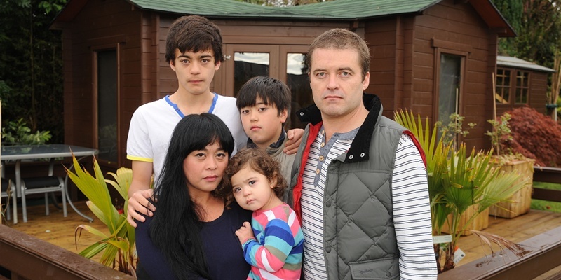 John and wife Maria with children Miguel (15), Carlos (11) and 2 year old Isabel

(c) David Wardle