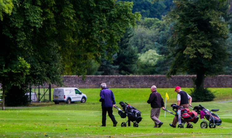 Golf at the North Inch.