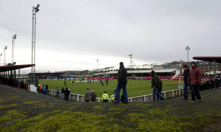 BT Sport are to film at Arbroath's Gayfield home.