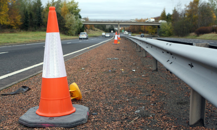The work on the A9 is expected to be completed in early March.