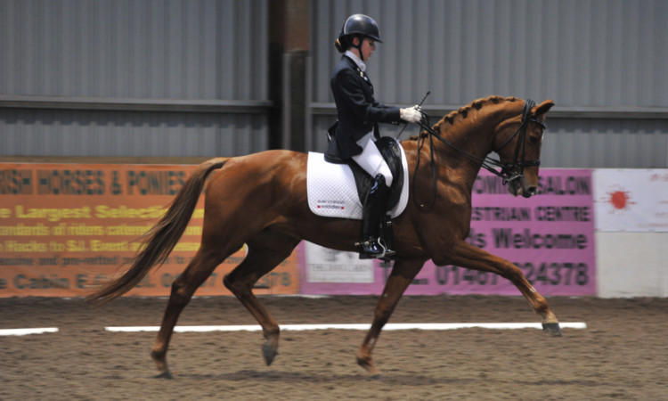 First in the advanced medium was Eilidh Grant and Beau Rouge