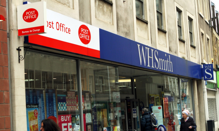 The new post office branch at WH Smith in the High Street.
