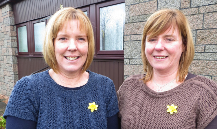 Carolyne and Allison Thom showed their appreciation with an £850 donation.