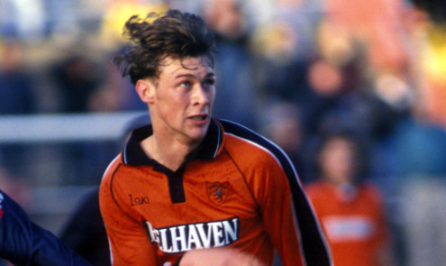Duncan Ferguson in his United playing days.