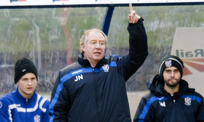 Cowdenbeath manager Jimmy Nicholl.