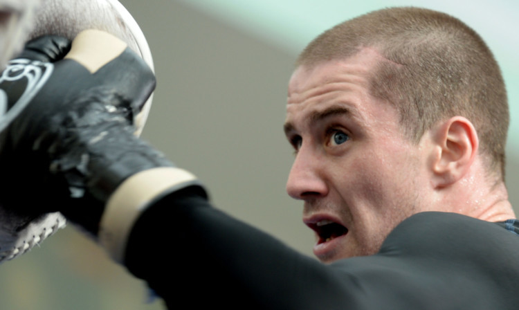 Ricky Burns is put through his paces in Glasgow.