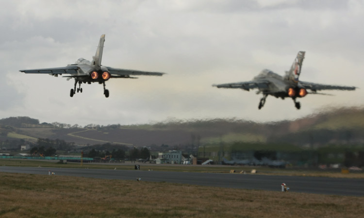 Millions of pounds have been spent in recent years upgrading Leuchars' runways.
