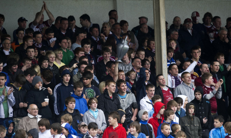 Arbroath fans are being praised by Sheerin as the side fight relegation from League 1.