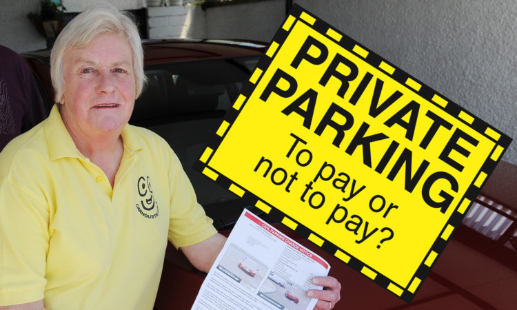 Sheona Naismith is one of those facing parking charges until we stepped. Read her story only in Wednesday's Courier.