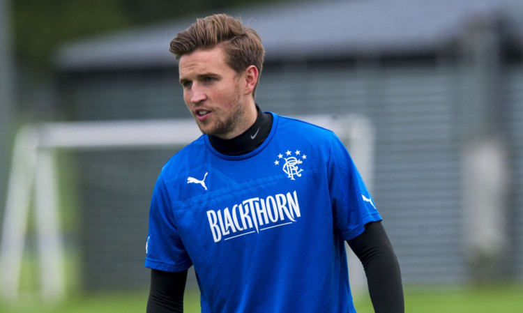 Craig Sutherland while a trialist at Rangers.