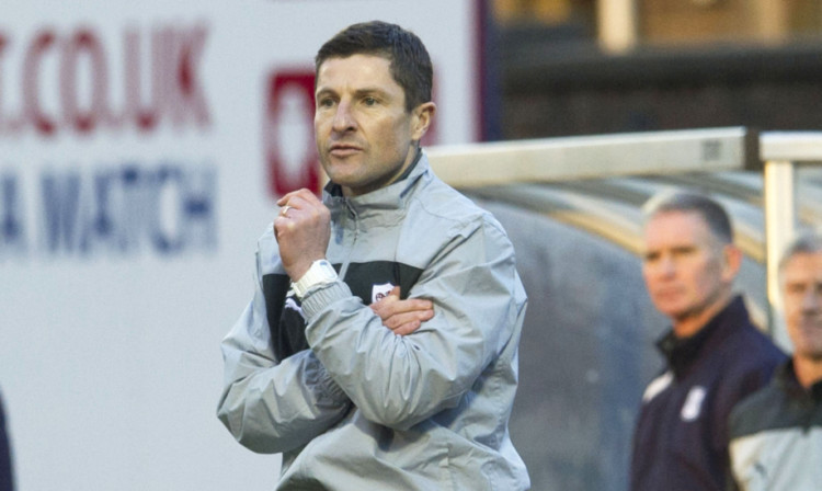 Raith Rovers manager Grant Murray.