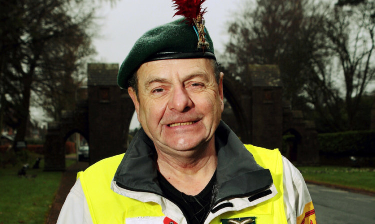 Bobby Campbell at the halfway stage of his 6,500-mile walk.