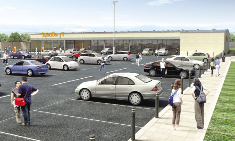 An artist's impression of the planned store.