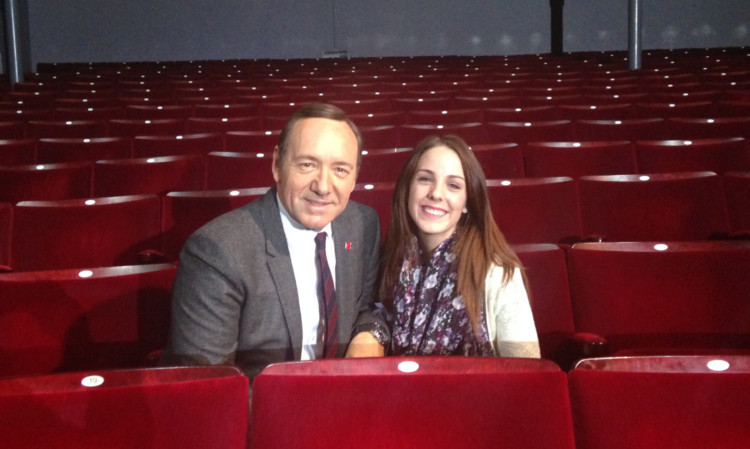 Sara Lyttles reunion with Kevin Spacey. The A-list actor and Princes Trust ambassador told the young Dundee mum: It is a great pleasure to see you again.