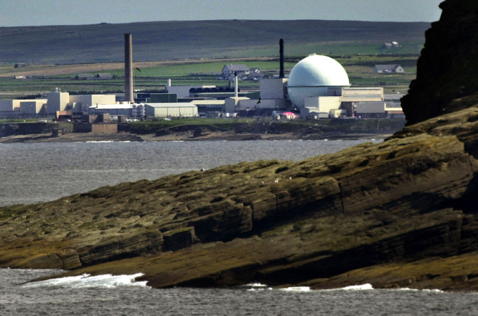 The nuclear power station at Dounreay on the countrys north coast.