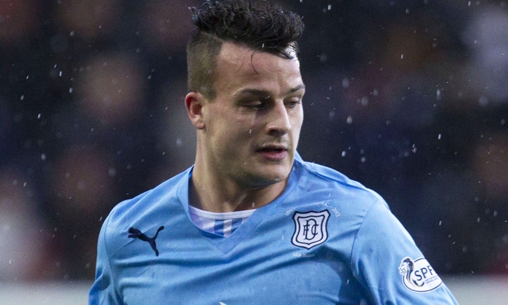 25/01/14 SCOTTISH CHAMPIONSHIP
FALKIRK V DUNDEE (2-0)
FALKIRK STADIUM - WESTFIELD
Kyle Benedictus in action for Dundee