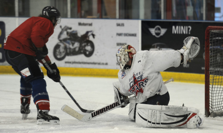 Dundee CCS Stars in training at the city's Ice Arena