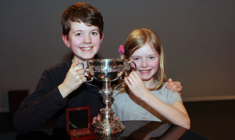 Blue riband winners Matthew and Lucy Crabb.